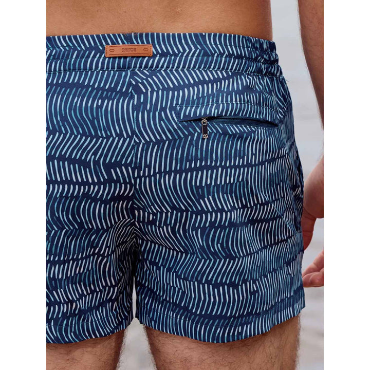 2Eros Bronte Print Swim Shorts Naiad Navy
