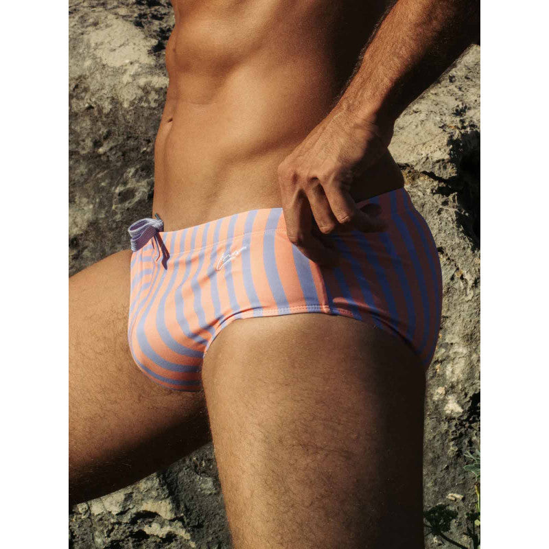 2EROS V40 PRINTED SWIM BRIEFS SUNGA DOLCE PURPLE