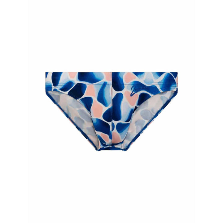 2EROS V20 PRINTED SWIM BRIEF AQUA NAVY