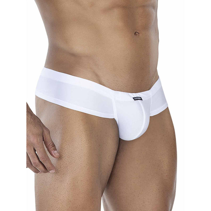 SP4NDEX BY C4M - HYBRYD CHEEKY BRIEF UNDERWEAR WHITE