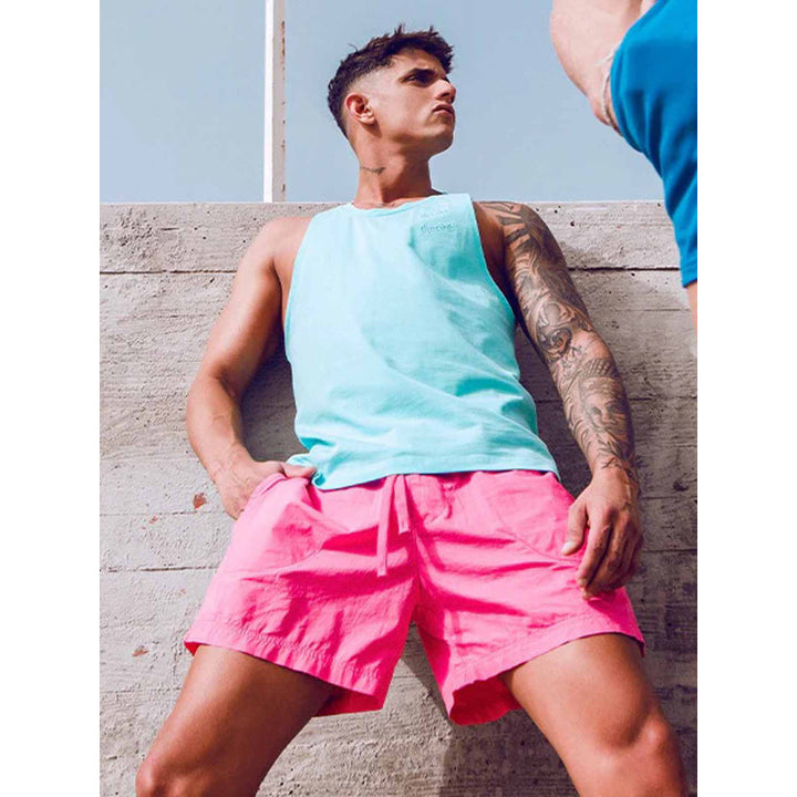 SUPAWEAR RACER BACK SINGLET TURQUOISE BLUE