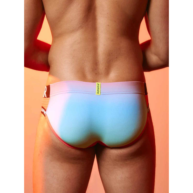 SUPAWEAR SPR PERFORMANCE GRADIENT BRIEF UNDERWEAR RAINBOW