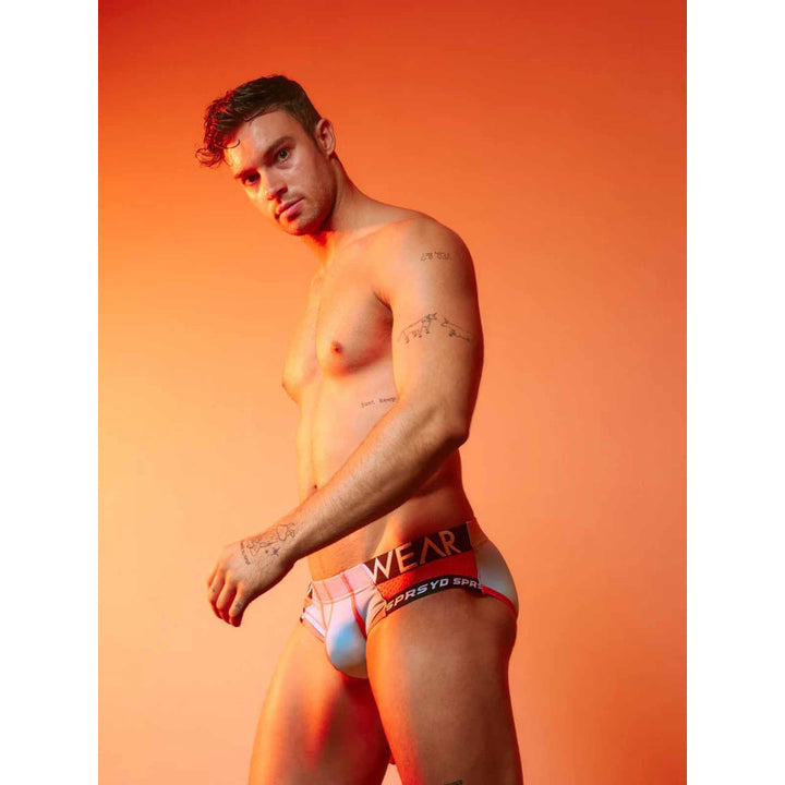 SUPAWEAR SPR PERFORMANCE GRADIENT JOCKSTRAP UNDERWEAR RAINBOW