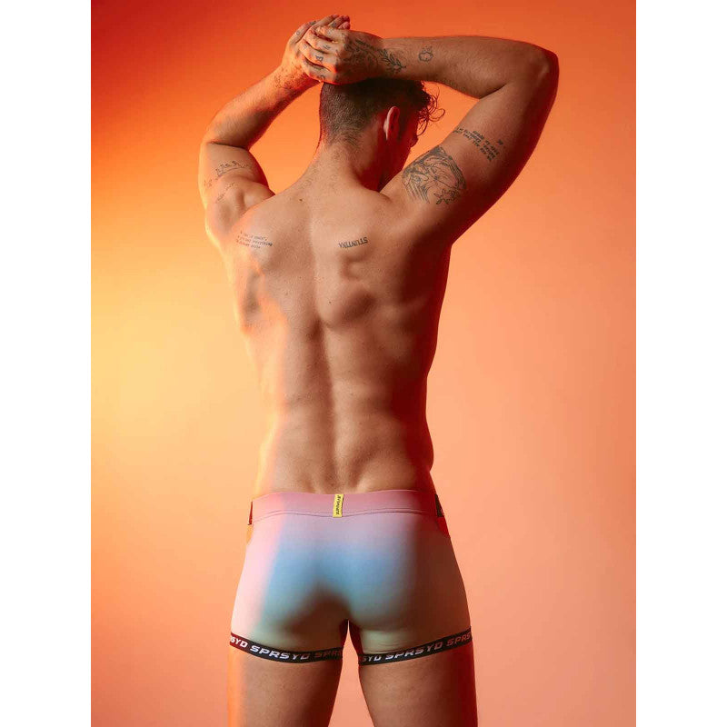 SUPAWEAR SPR PERFORMANCE GRADIENT TRUNK UNDERWEAR RAINBOW