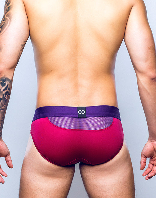 2EROS CRONUS BRIEF UNDERWEAR BEET RED