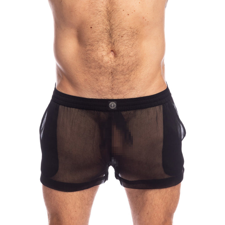 Chantilly Black - Flowy Shorts