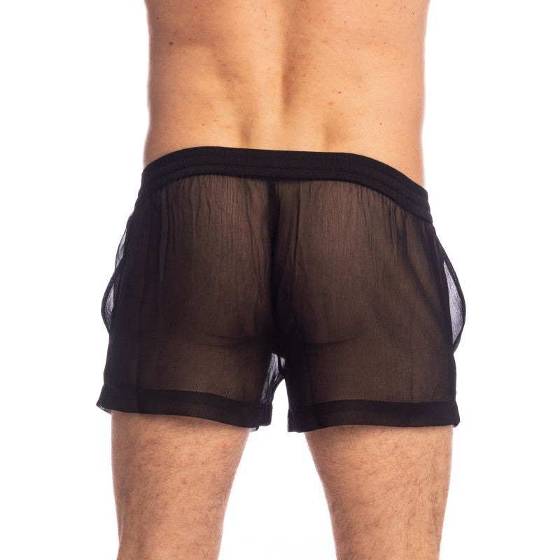 Chantilly Black - Flowy Shorts