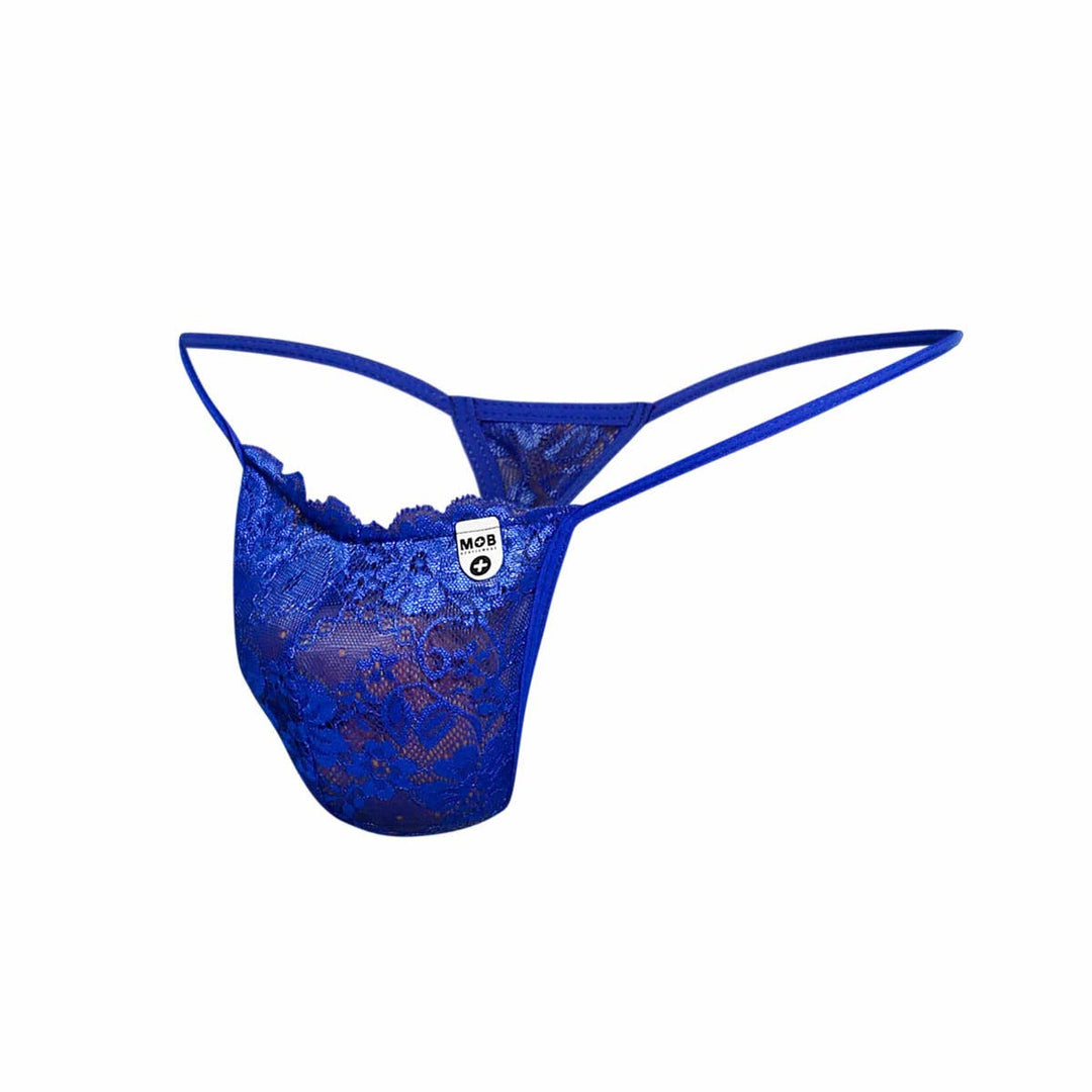 MOB Men's Lace Thong: Royal