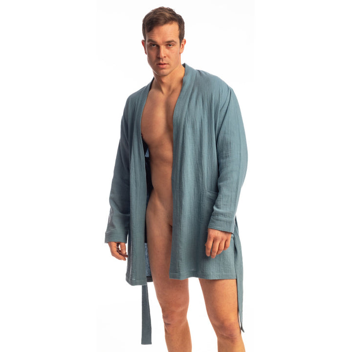Palm Spring - Alizé Blue Dressing Gown