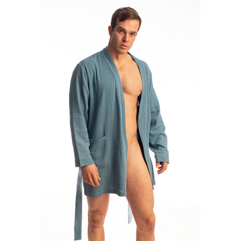 Palm Spring - Alizé Blue Dressing Gown