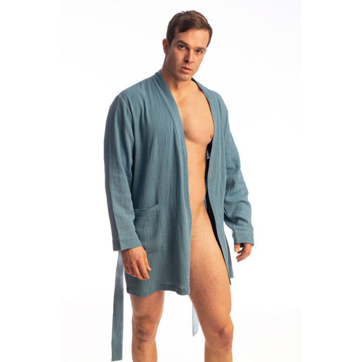 Palm Spring - Alizé Blue Dressing Gown