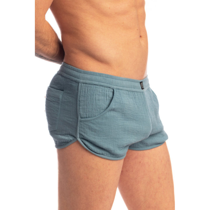 Palm Spring - Short Lounge Shorts - Trade Wind Blue