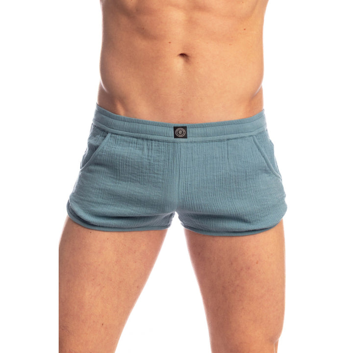 Palm Spring - Short Lounge Shorts - Trade Wind Blue
