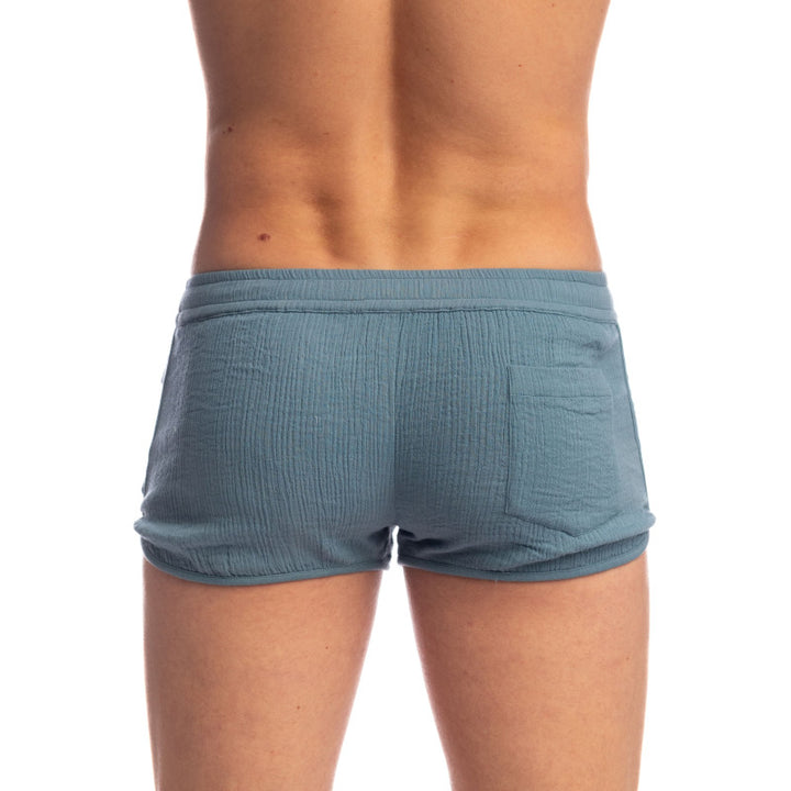 Palm Spring - Short Lounge Shorts - Trade Wind Blue