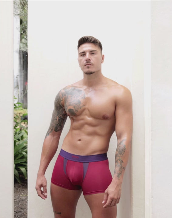 AKTIV Cronus Trunk Underwear - Beet Red